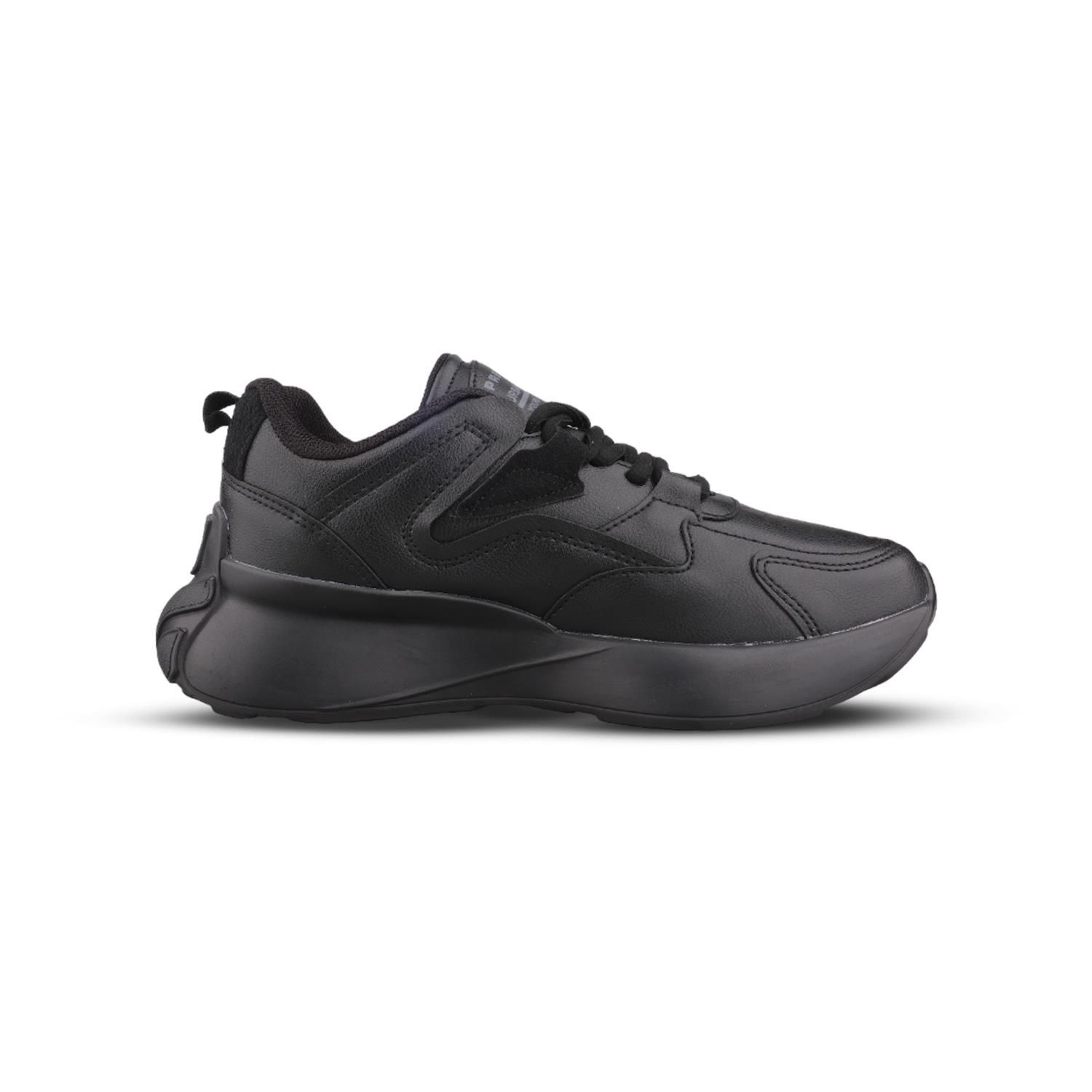 Kadın Bağcıklı Siyah Sneaker