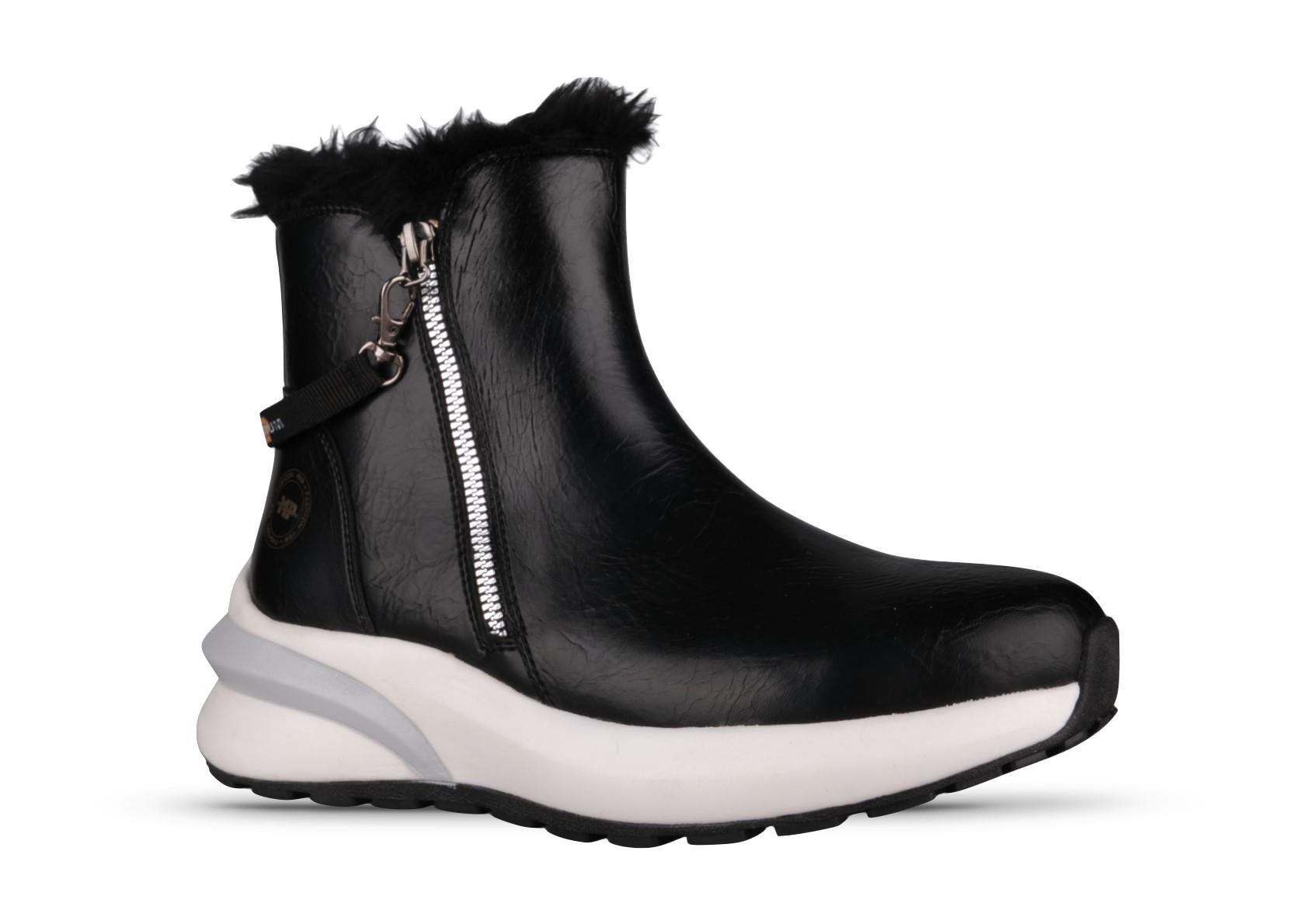 M.P Kadın Spor Bot - Siyah Pu, Deri-242-1882ZN