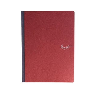 Karatis - 19*26 - 144 Yaprak Tomoe River Defter - Sumac