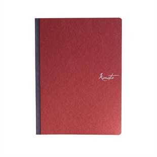 Karatis - 19*26 - 144 Yaprak Tomoe River Defter - Sumac