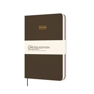 Keskin 2026-17*24 Ciltli Limited Edition Günlük Ajanda - Kahverengi