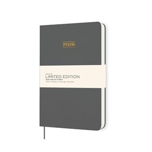 Keskin 2026-17*24 Ciltli Limited Edition Günlük Ajanda - Gri