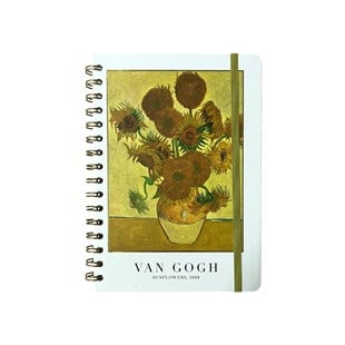 Limited Edition A5 100 Yp. Spr. Not Defteri - Van Gogh Sunflowers