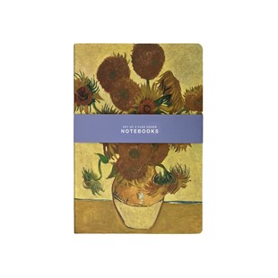 Limited Edition B5 Terzi Dikişli Karton Kapak 2'li Defter - Van Gogh