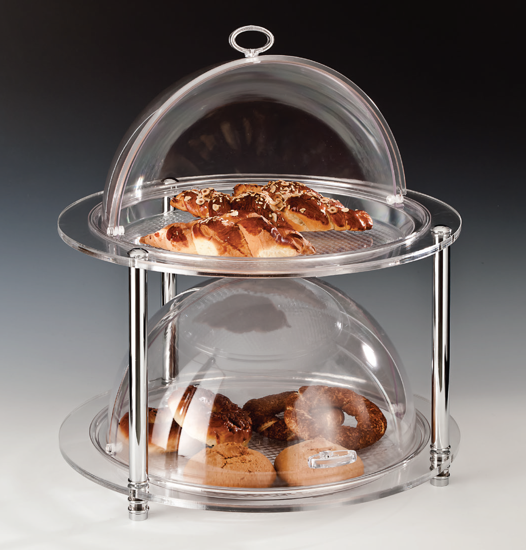 2 KATLI KOMPLE PC   ROLLTOP KAPAKLI TEŞHİR STANDI