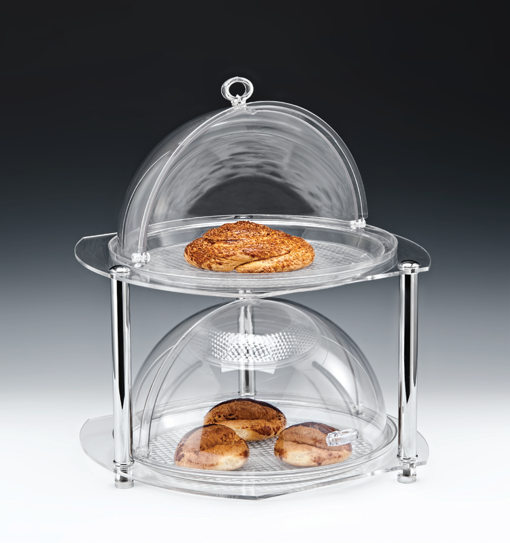 2 KATLI KOMPLE ROLLTOP KAPAKLI  TEŞHİR STANDI/KÖŞELİ-KÜÇÜK