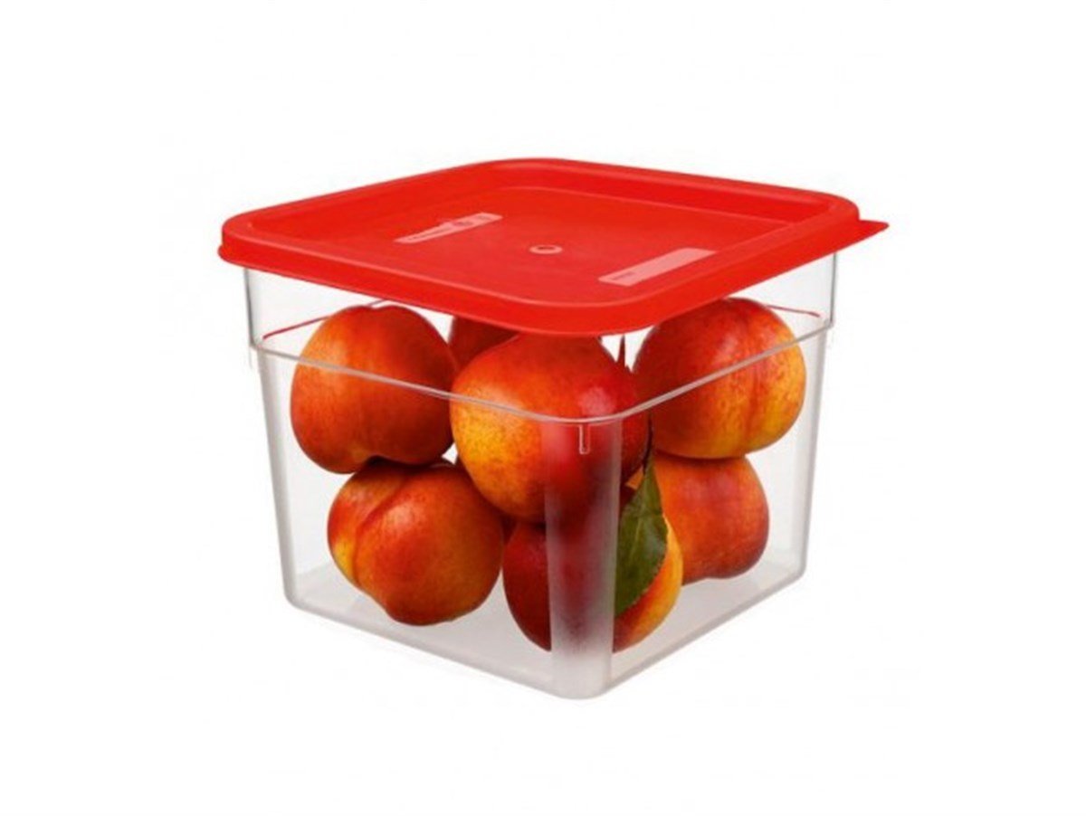 23x23x18 CM ÖLÇEKLİ BORA PLASTİK SAKLAMA KABI