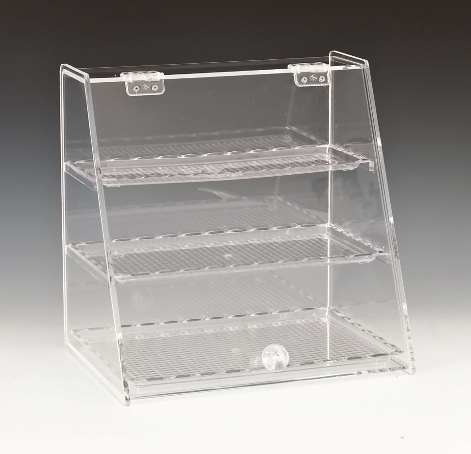 3 KATLI KAPAKLI AKRİLİK KAPAKLI PC.TEPSİLİ ÇİKOLATA TEŞHİR