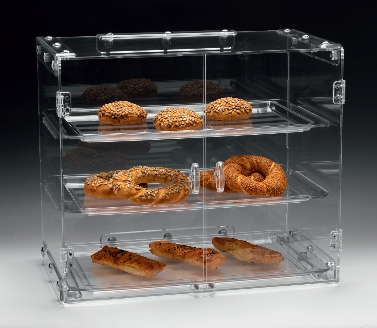 3 KATLI KAPAKLI, PC TEPSİLİ TEŞHİR STANDI