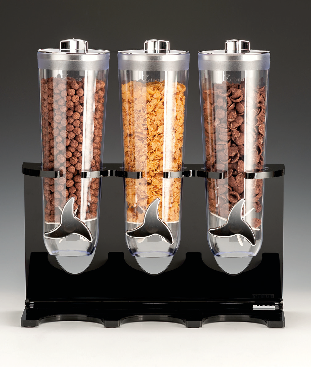 3 LÜ STANDLI CORNFLEKS ALETİ -SİYAH-BEYAZ