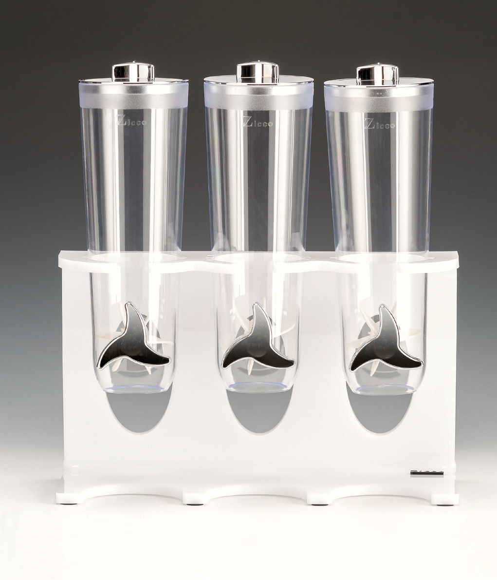 3 LÜ STANDLI CORNFLEKS ALETİ -SİYAH-BEYAZ