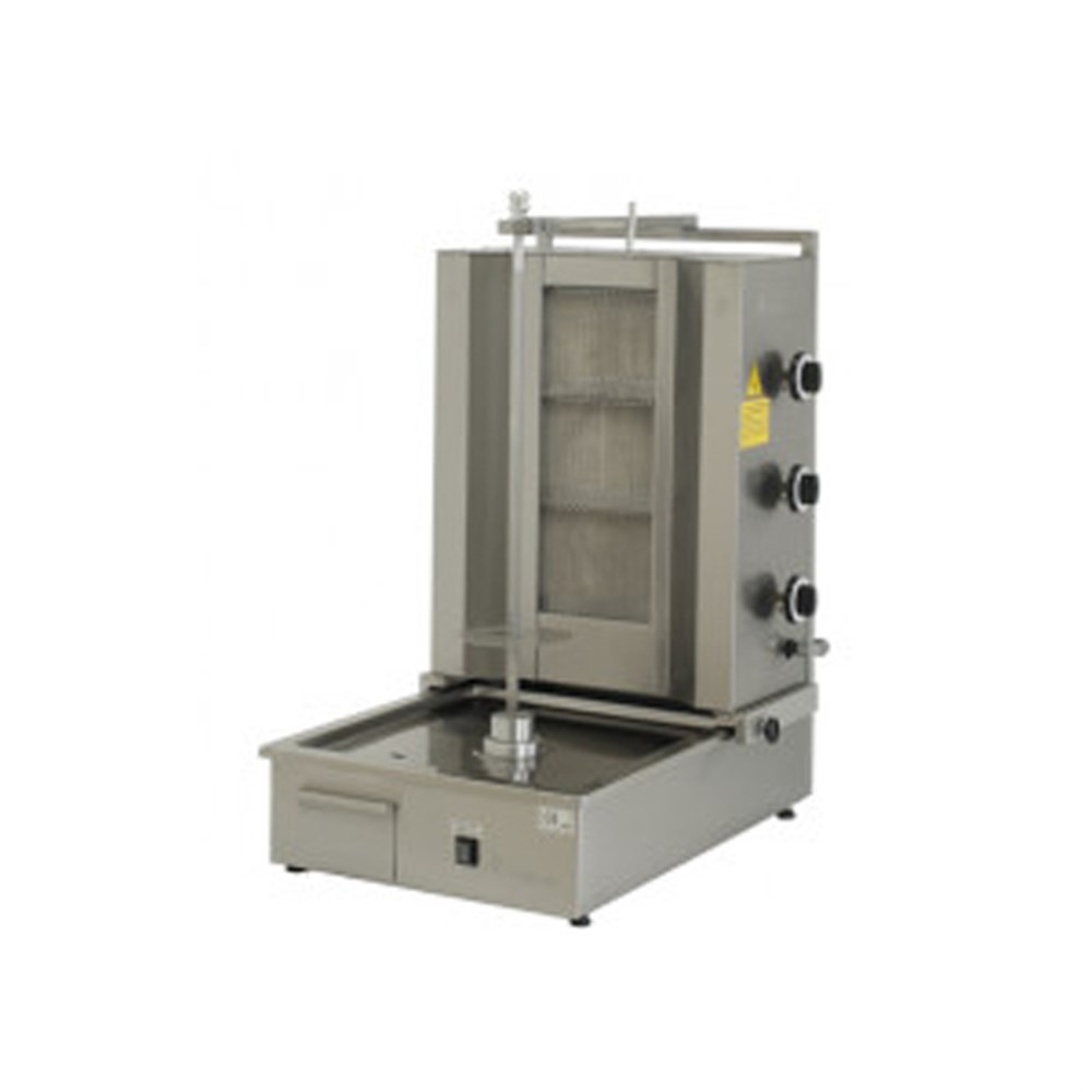 3 Radyanlı D.Gazlı Alttan Motorlu Döner Ocağı