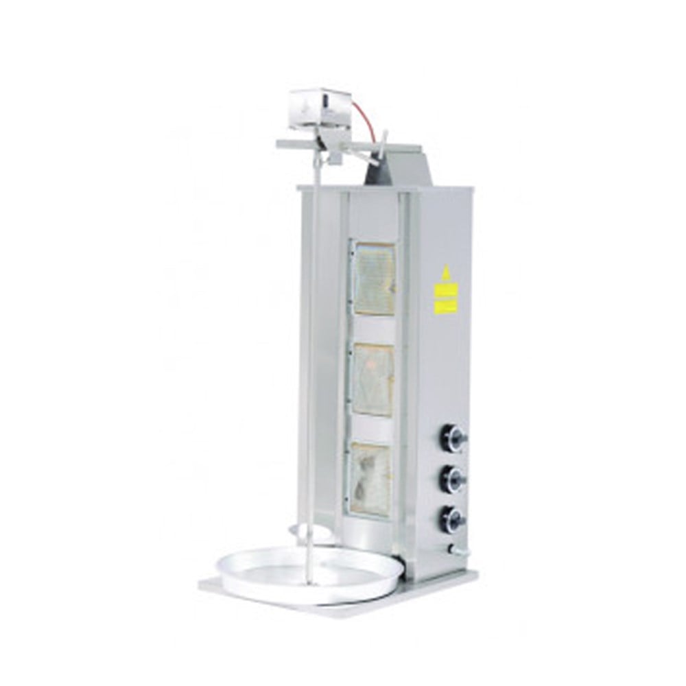 3 Radyanlı D.Gazlı Üstten Motorlu Döner Ocağı 430 K