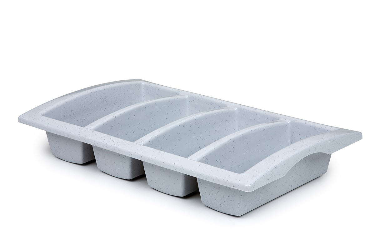 4 GÖZLÜ BORA PLASTİK KAŞIKLIK