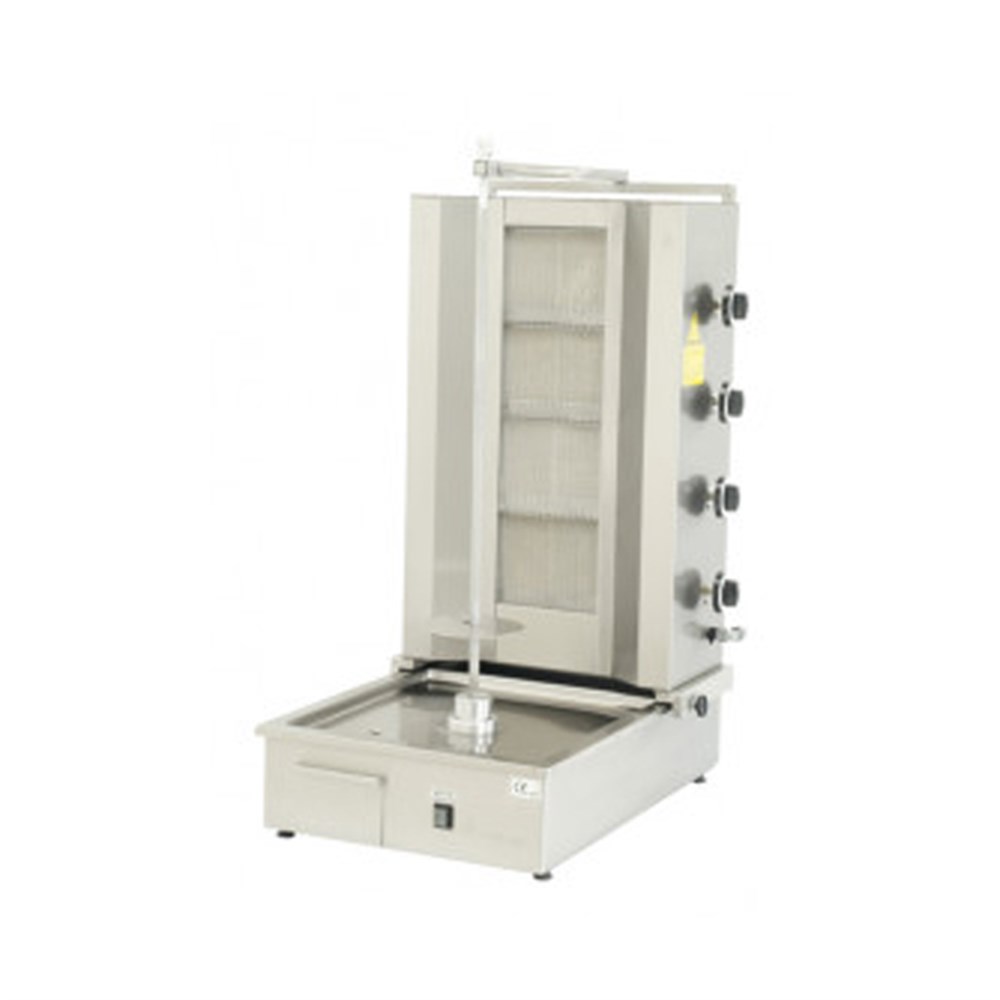 4 Radyanlı D.Gazlı Alttan Motorlu Döner Ocağı