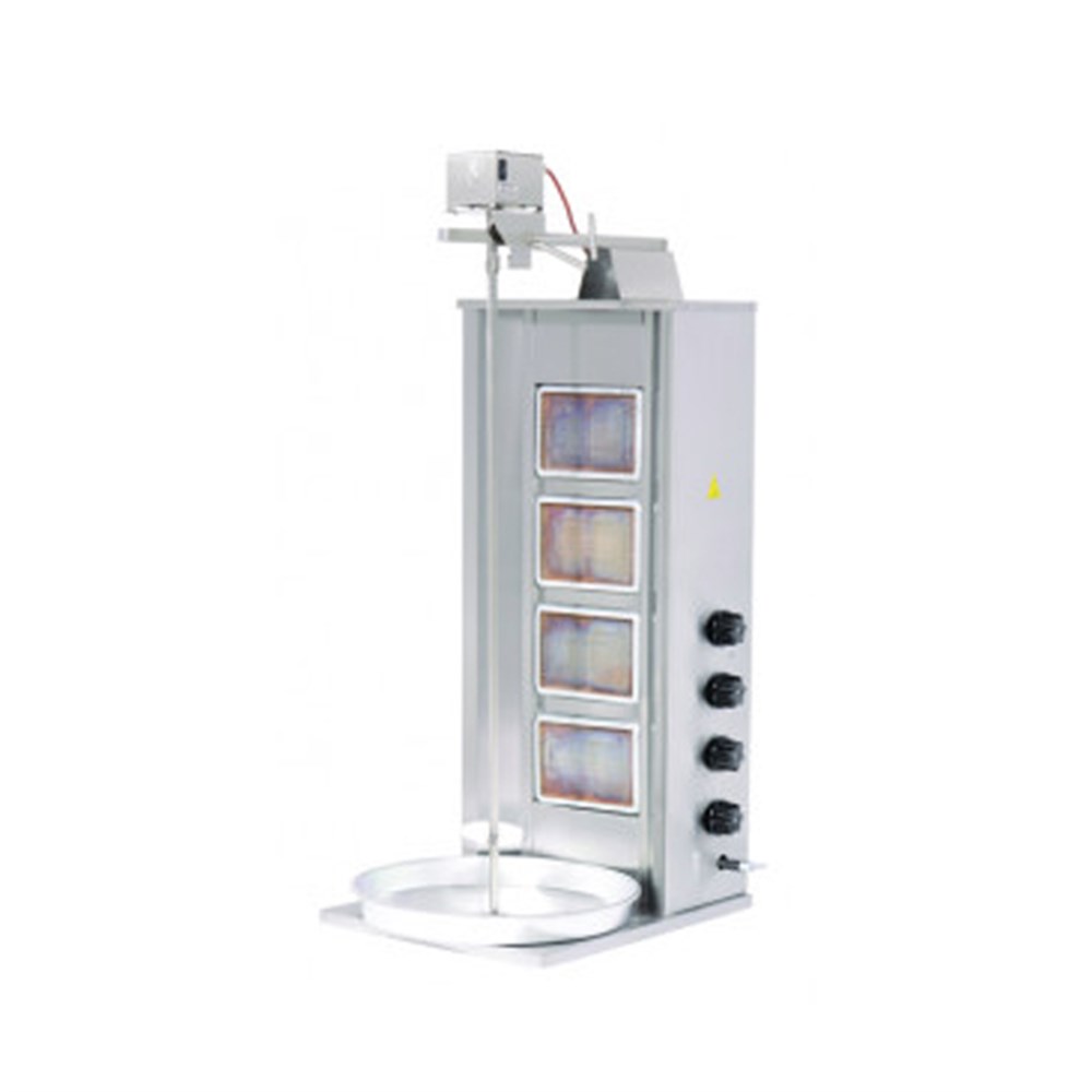 4 Radyanlı D.Gazlı Üstten Motorlu Döner Ocağı 430 K