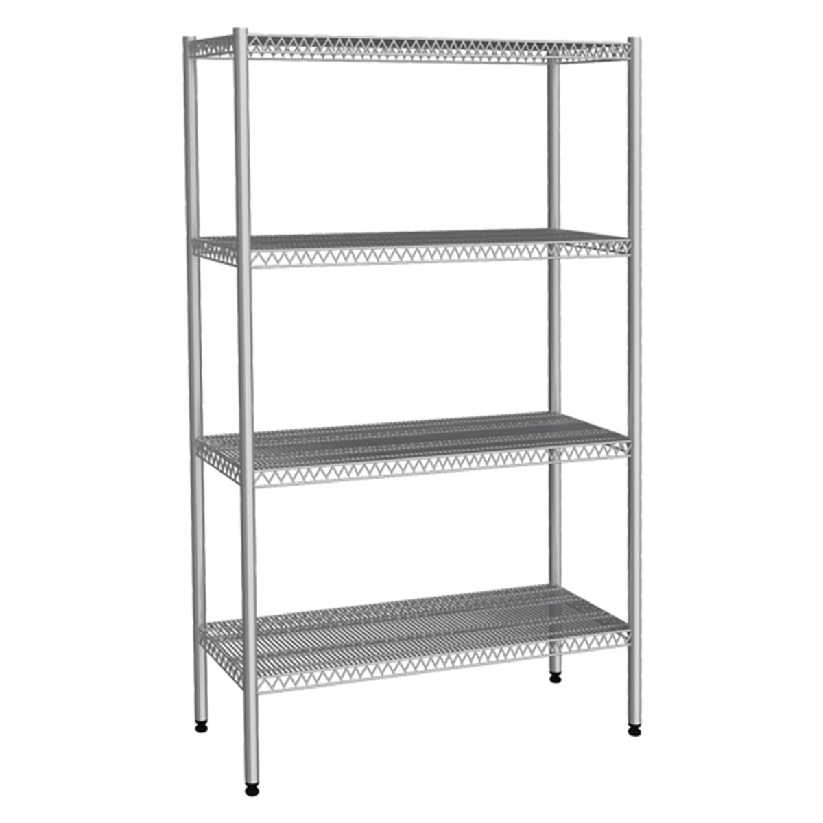 53X91X160 CM AISI 201 PASLANMAZ DEMONTE TEL İSTİF RAFI