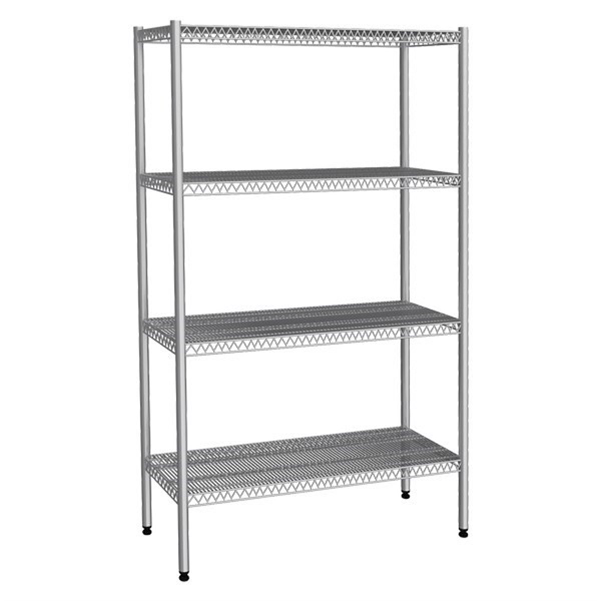 53X107X180 CM AISI 201 PASLANMAZ DEMONTE TEL 4 KATLI İSTİF RAFI