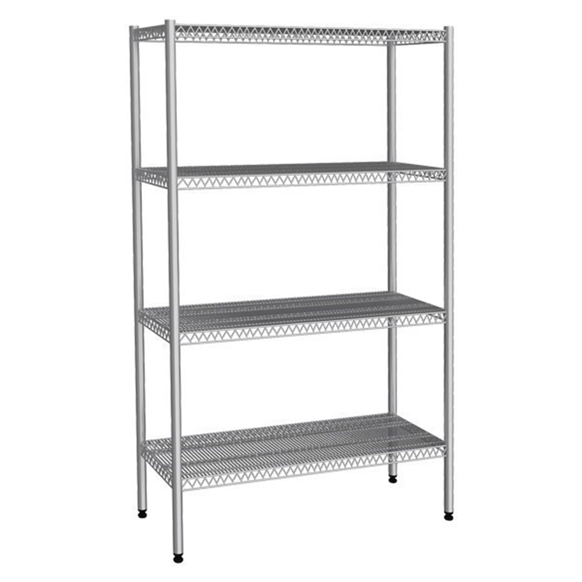 53X152X180 CM AISI 201 PASLANMAZ DEMONTE TEL 4 KATLI İSTİF RAFI