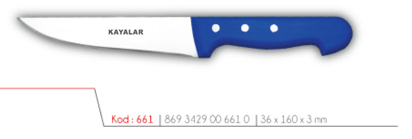 ABS SAPLI ÇUBUK ÇELİK 2 NO BALIK BIÇAĞI