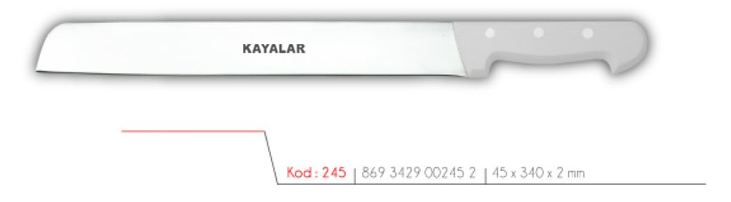ABS SAPLI ÇUBUK ÇELİK BÜYÜK BOY KAŞAR BIÇAĞI