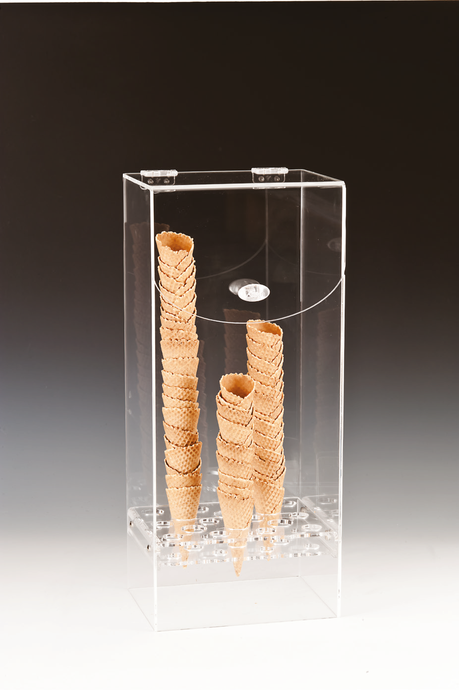 AKRİLİK KAPAKLI DONDURMA KÜLAHLIK