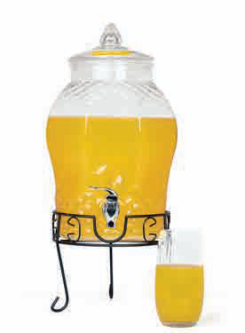 CAM ŞERBETLİK MUSLUKLU 8 LT