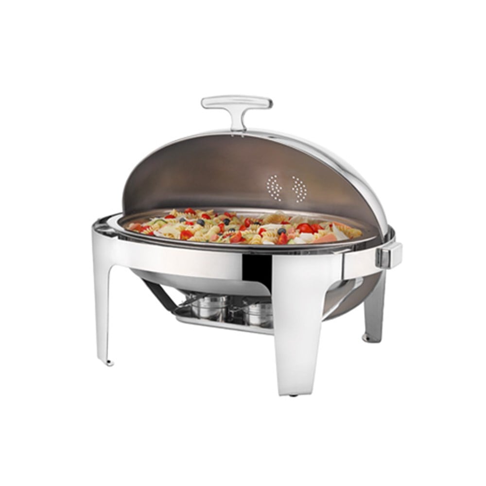 Deluxe Oval Rolltop Chafing Dish Jel Yakıtlı