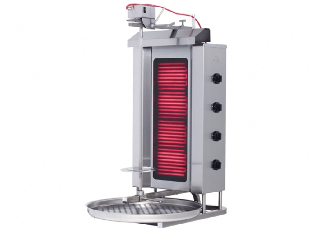 Döner Ocağı Elektrikli 4 Gözlü Üstten Motor