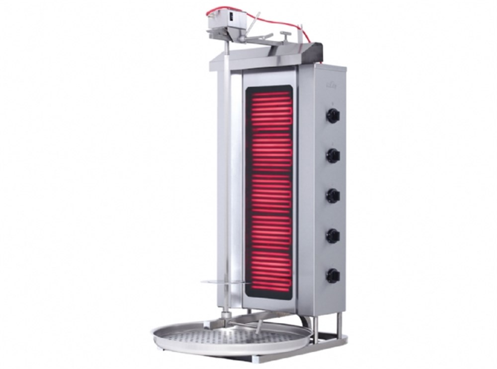 Döner Ocağı Elektrikli 5 Gözlü Üstten Motor