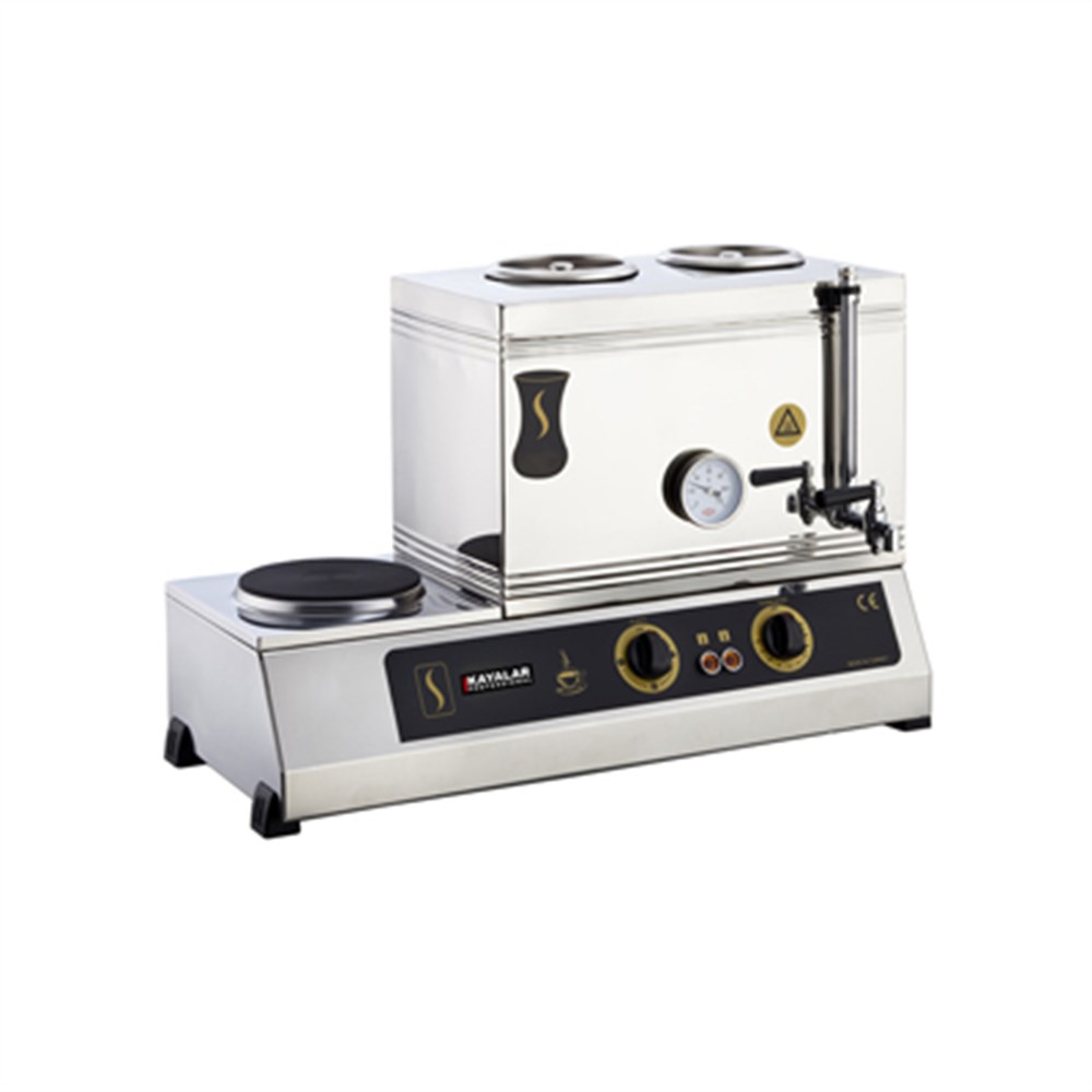 Elektrikli 40 lt 2 Demlikli Çay Kazanı