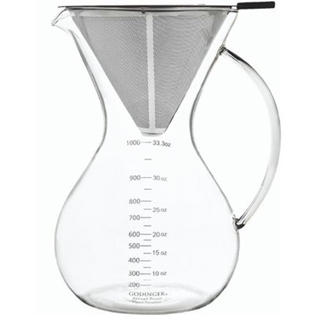EPINOX 1000 ML FİLTRELİ CAM KAHVE DEMLEME 