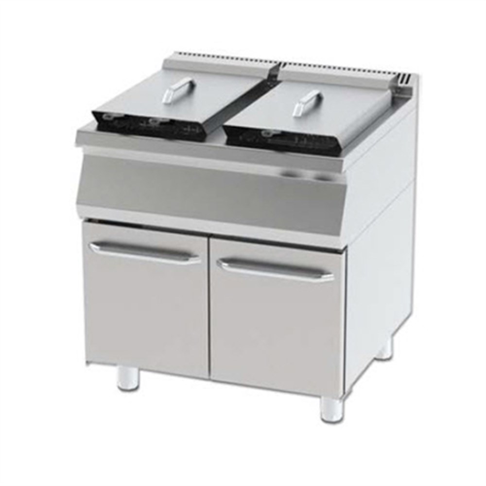 Fritöz Çift Sepetli D.Gazlı 80x93x85