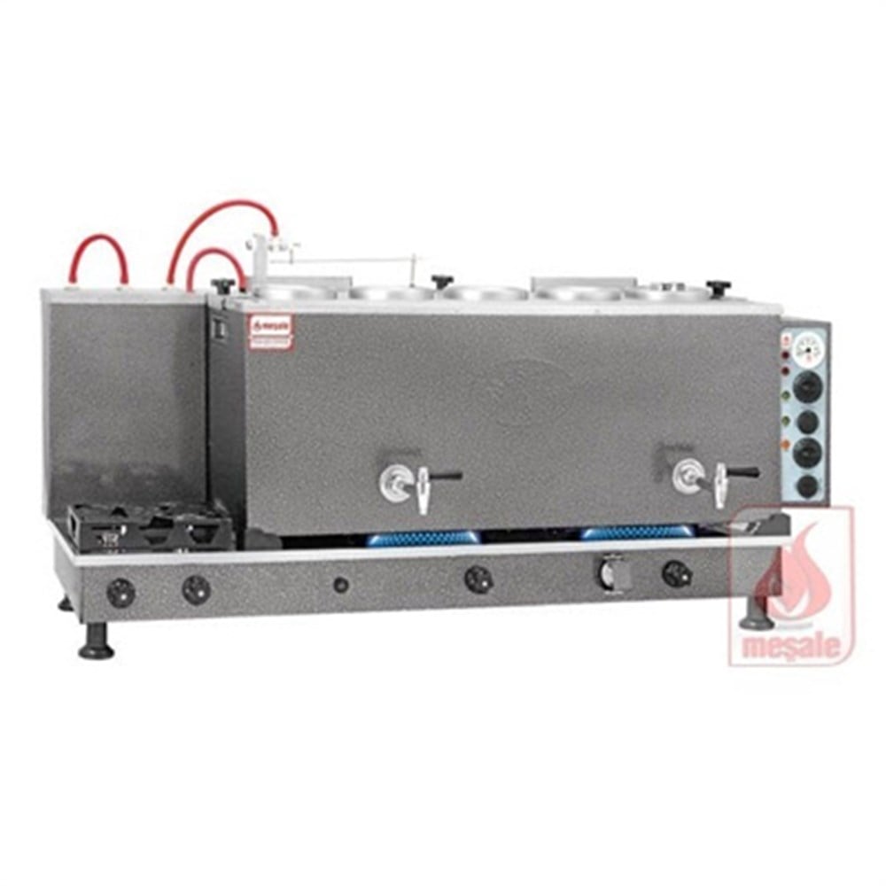 Full Otomatik Çay Makinesi 5 Demlikli-Chromat Turbo Max Üstü Açılır 