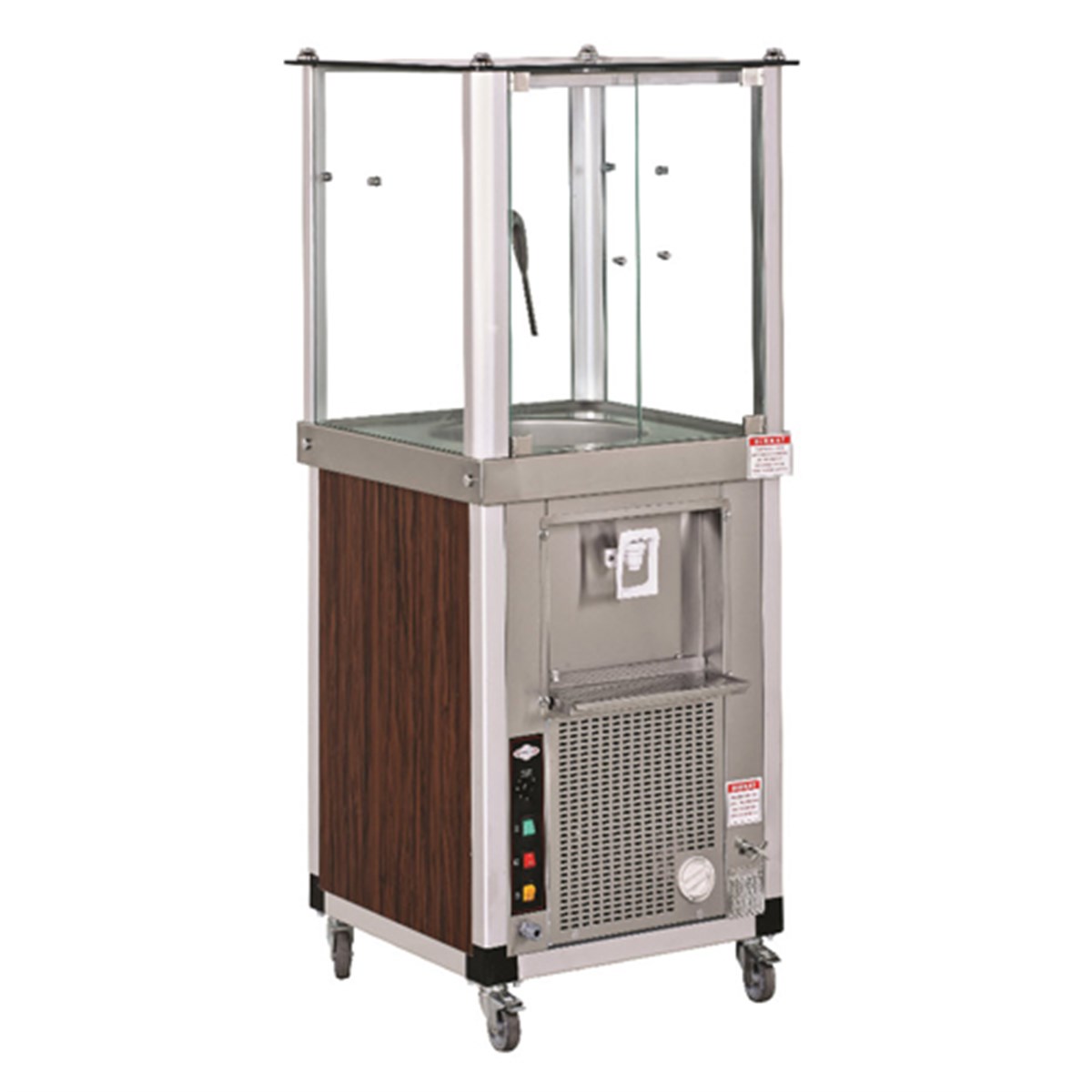 Köpüklü Ayran Makinesi Ahşap Kaplı