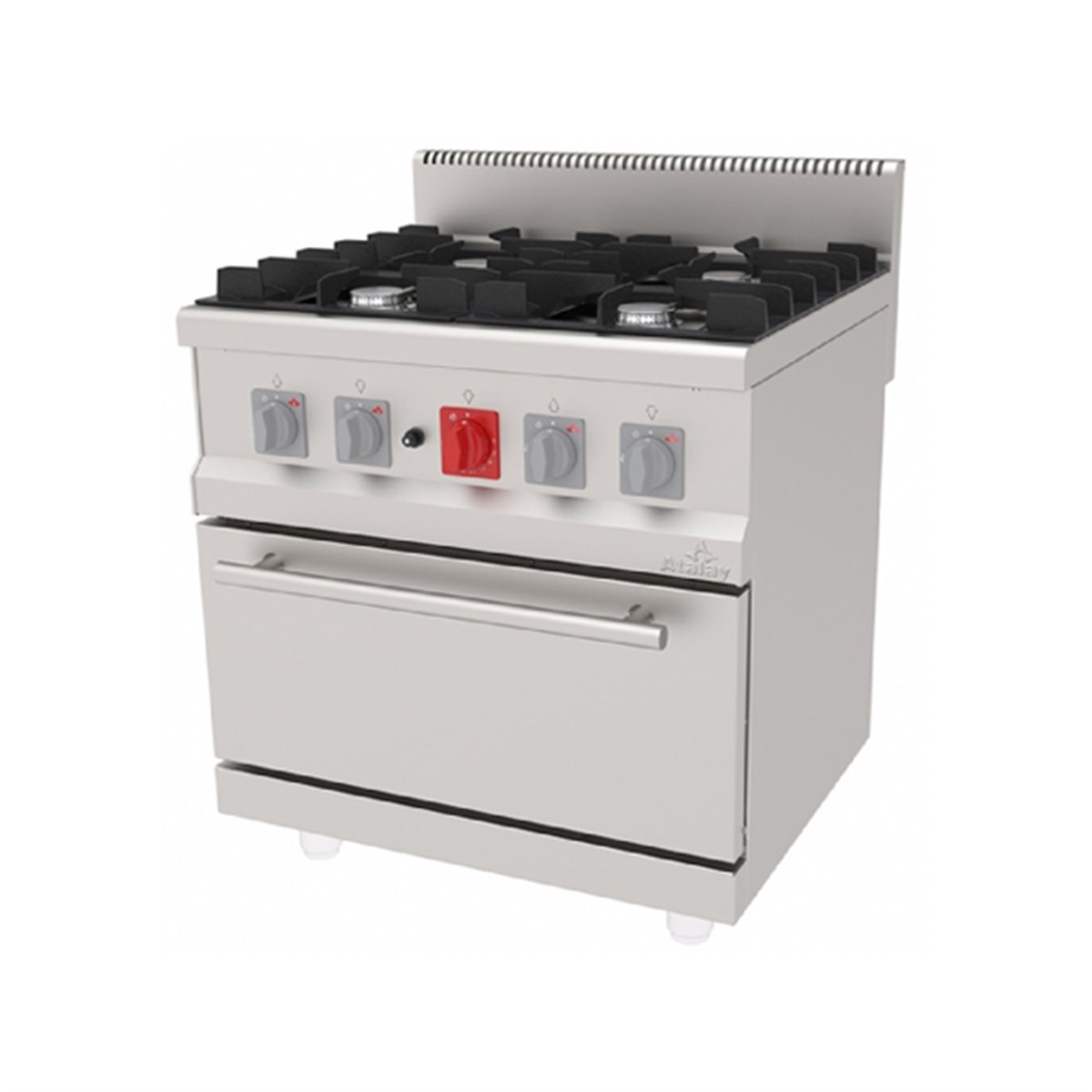 Kuzine-4 Açık Ateşli-Fırınlı-D.Gazlı