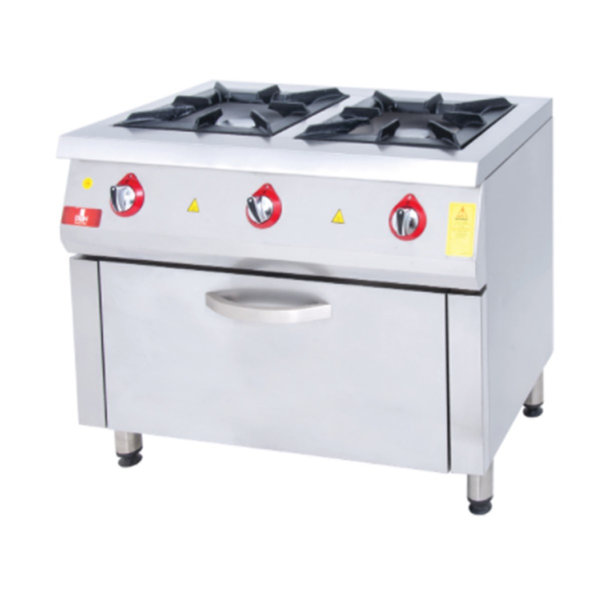 Kuzine Fırınlı Ocak 2'Lİ 100x60 Gazlı