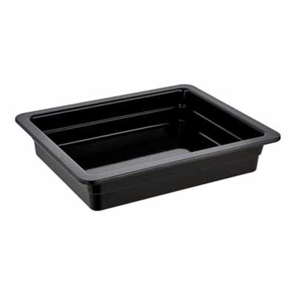 Melamin GN-1/1 20mm Küvet Siyah 