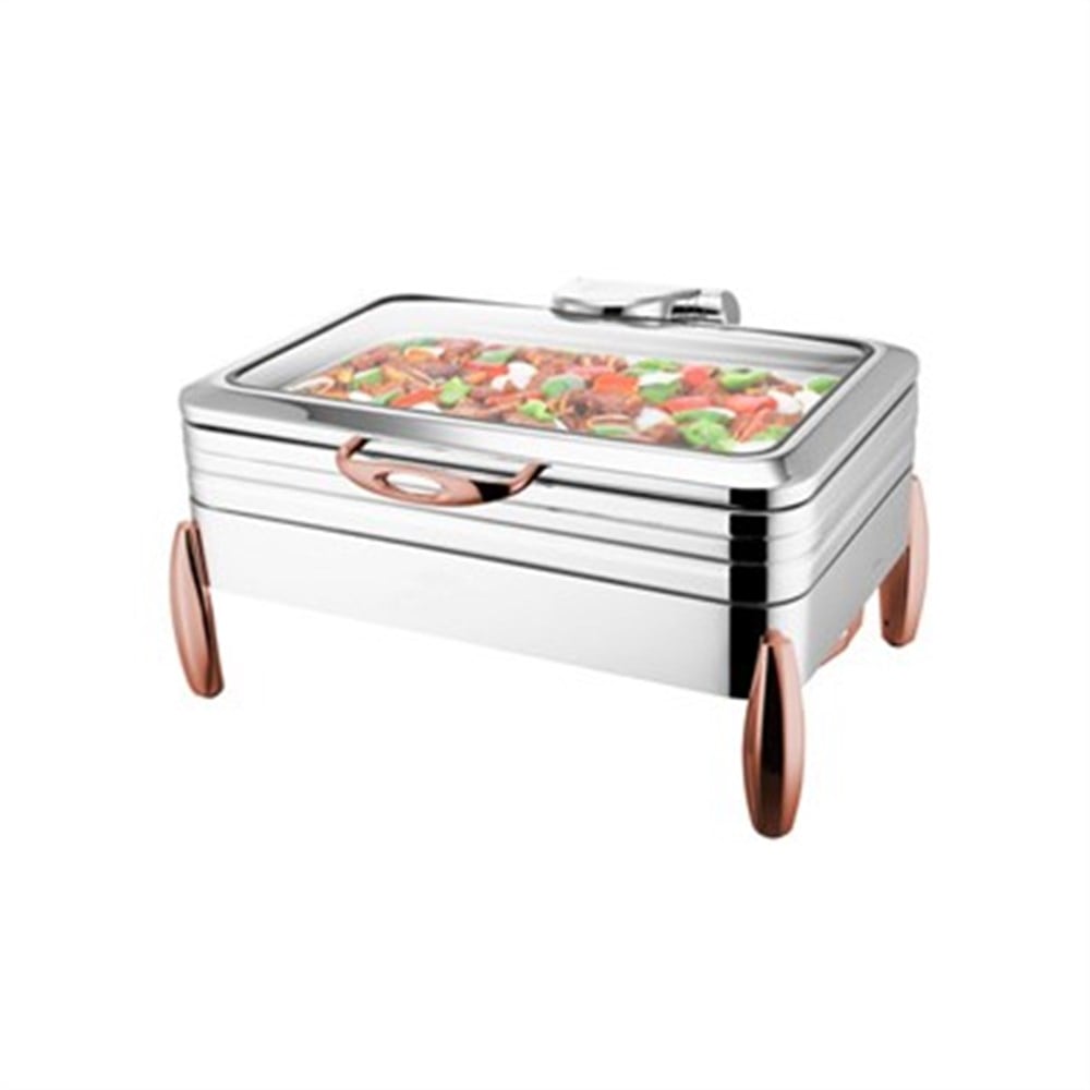 Milano Copper GN 1/1 Chafing Dish Elektrikli