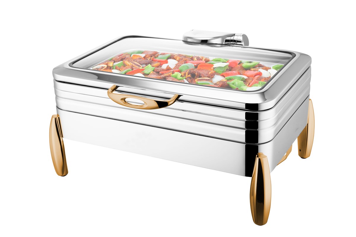 Milano Gold GN 1/1 Chafing Dish Jel Yakıtlı