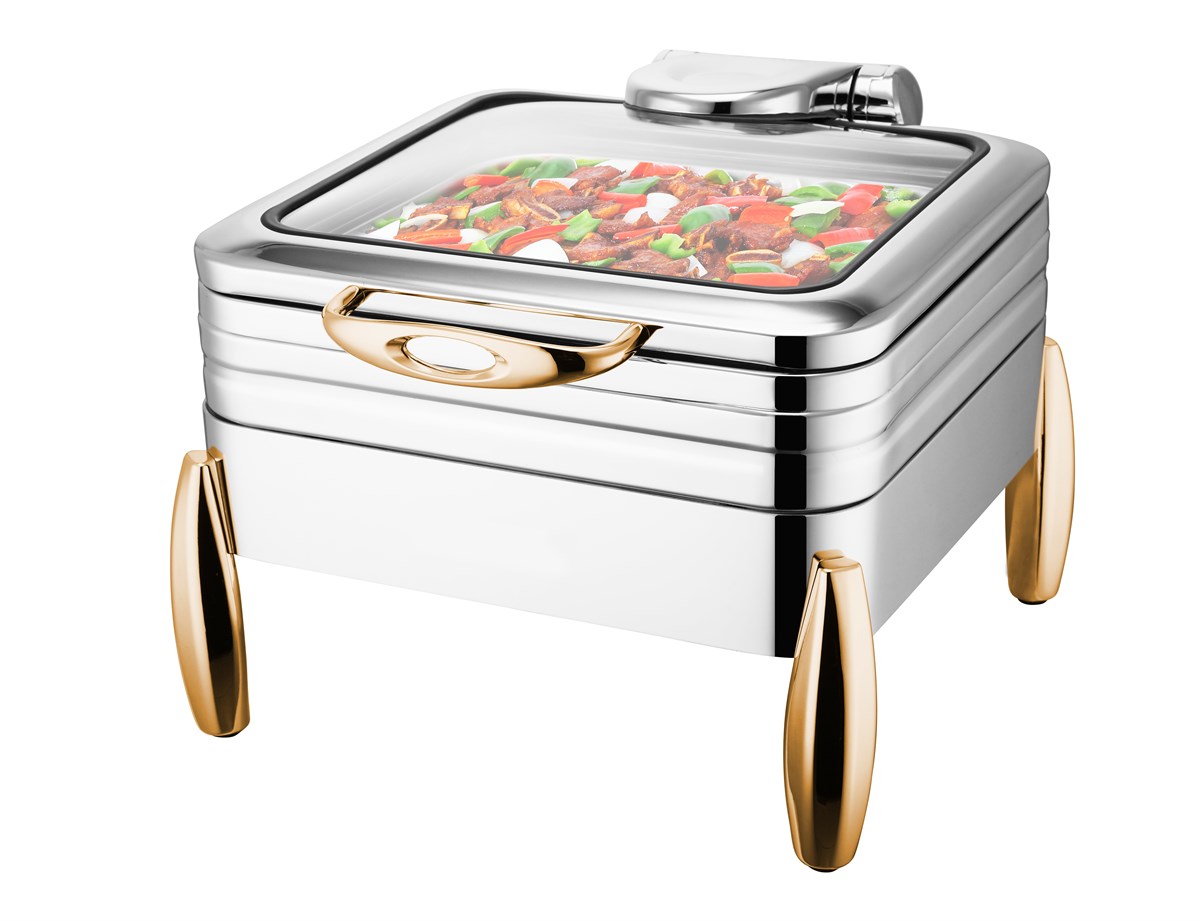 Milano Gold GN 2/3 Chafing Dish Jel Yakıtlı