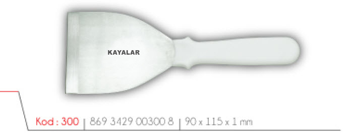 MOBLEN SAPLI PASLANMAZ ÇELİK 2 NO SPATÜL