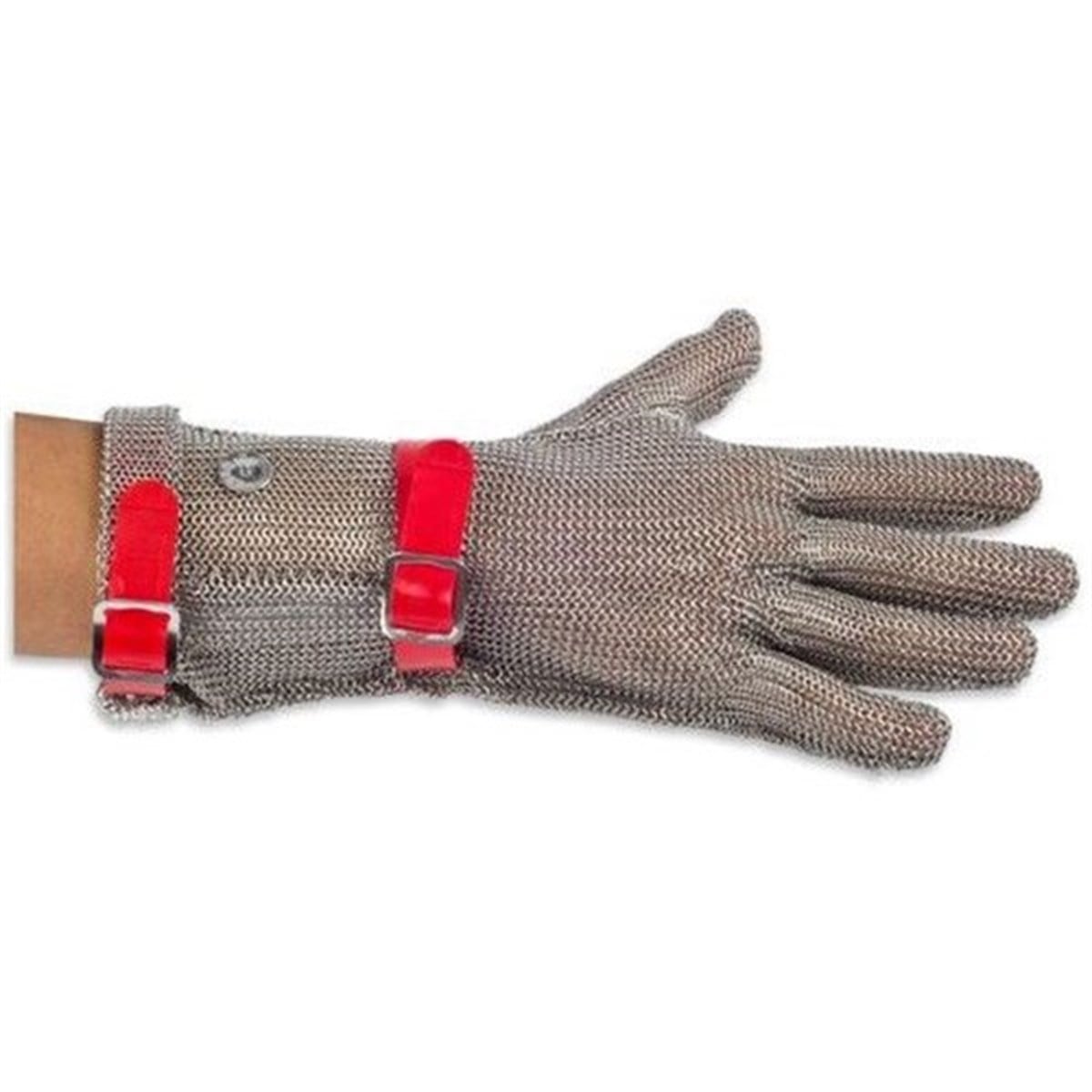 BÜYÜK BOY ÇELİK ELDİVEN UZUN MAVİ 8 CM