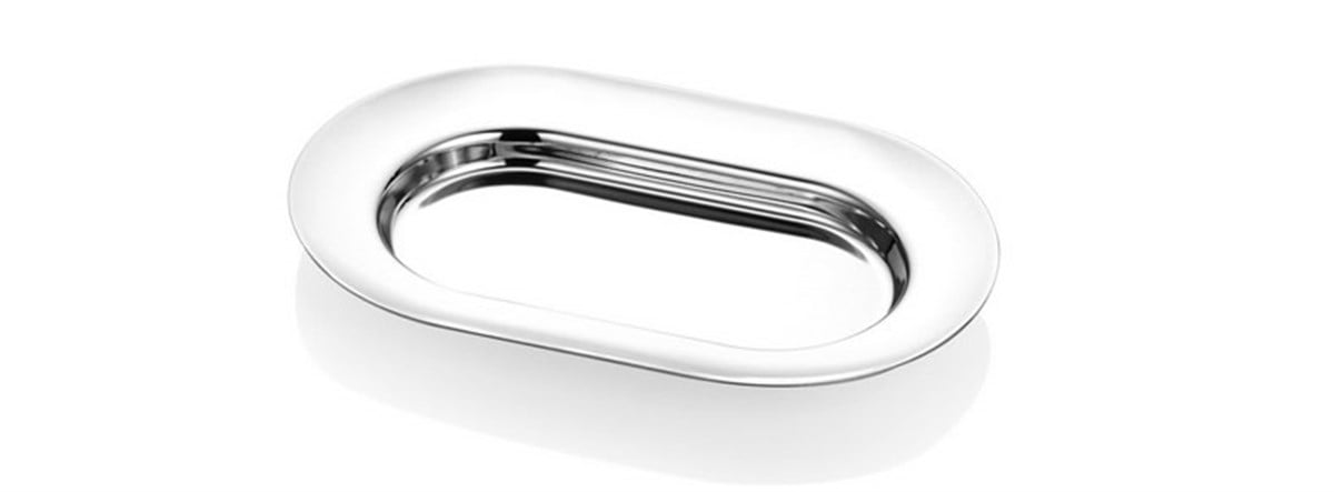 Oval Espresso Tepsi 19x12 cm