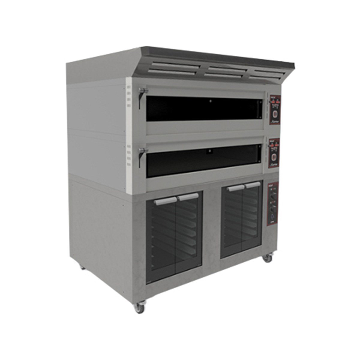 Pasta Börek Baklava Fırını 2 Katlı-Mayalama Kabinli 2+2 40x60