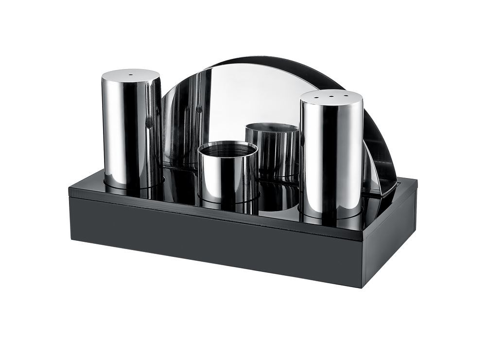 PLEKSİ ST.YUVARLAK TUZLUK-PEÇETELİK TK. 17x9x2 parlak-mat