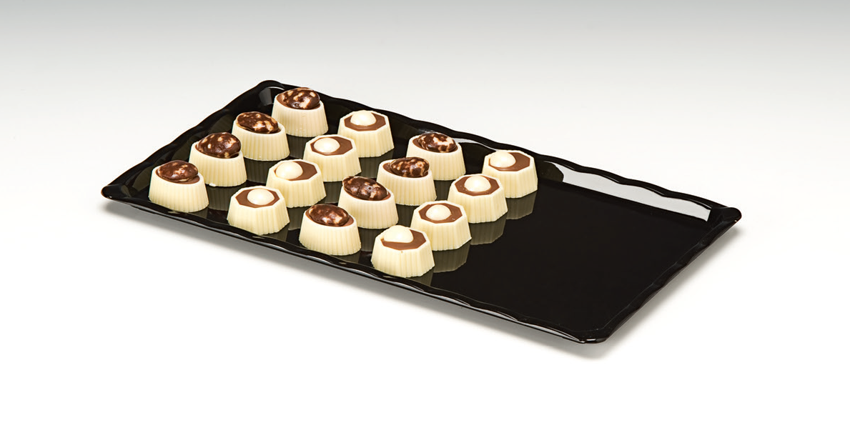 POLYCARBONAT ÇİKOLATA TEŞHİR    15*30 SİYAH