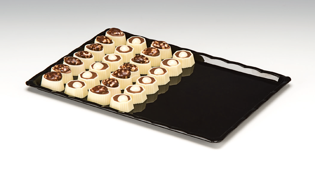 POLYCARBONAT ÇİKOLATA TEŞHİR    20*30 SİYAH