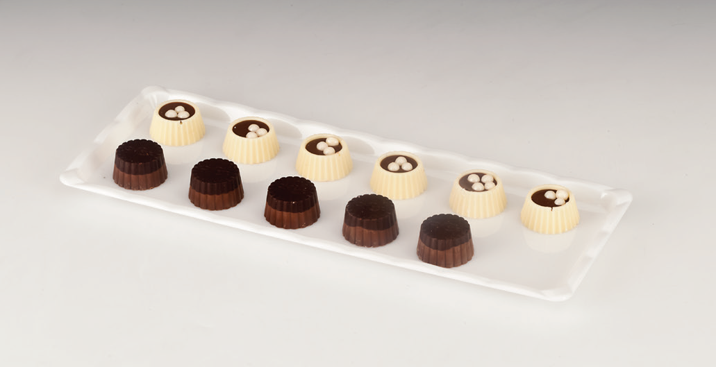 POLYCARBONAT ÇİKOLATA TEŞHİR   10*30 BEYAZ