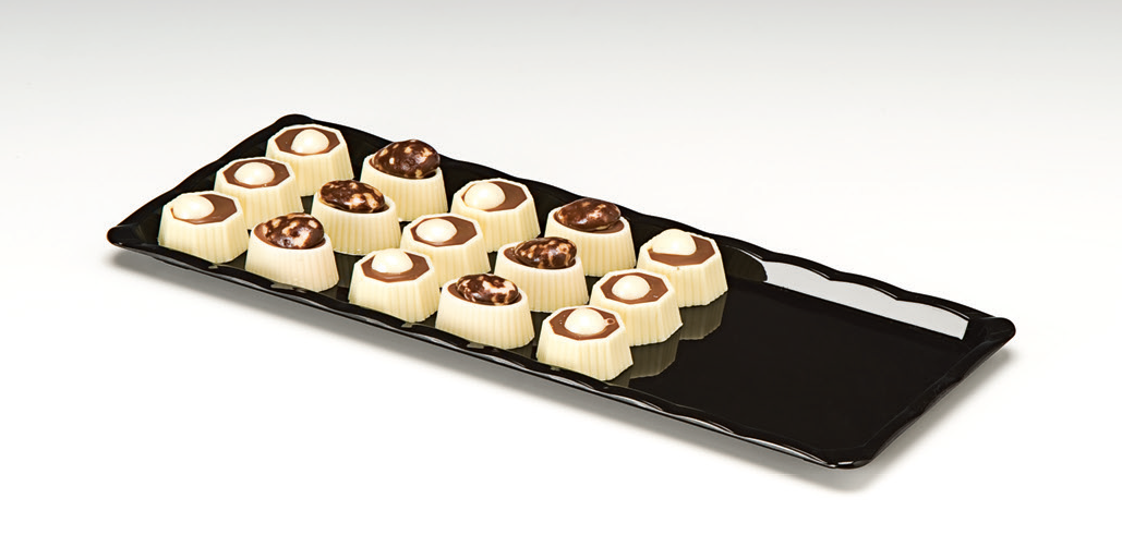 POLYCARBONAT ÇİKOLATA TEŞHİR   10*30 SİYAH